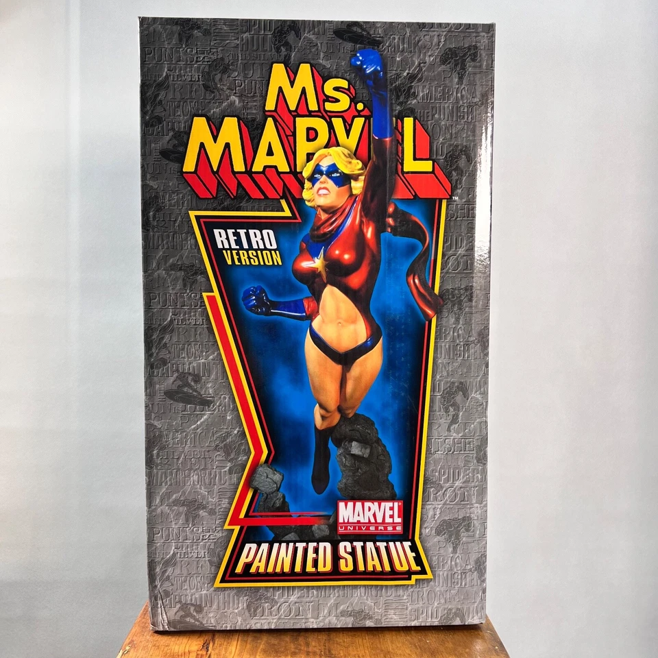 Bowen MS. MARVEL ретро версия строго ограниченный 621 из 1000 статуэтка стойки 14,5» - Изображение 4 из 4