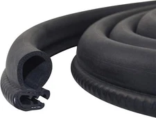 Car Door Weather Stripping Rubber Seal with Side Bulb for Cars, Boats, RVs,