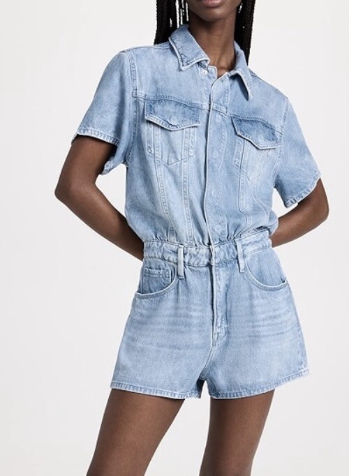GOOD AMERICAN Weightless Romper NWOT