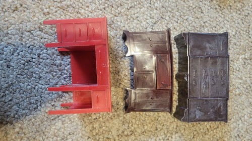 Vintage Ideal Renewal Marx Plasco Markenlos Kunststoff Puppenhaus Möbel Lot Spielzeug - Bild 7 von 24