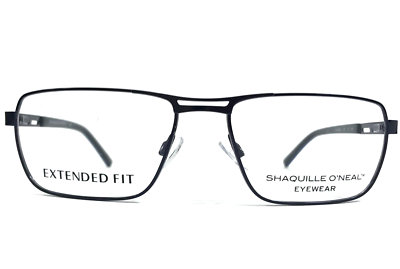 Shaquille O'Neal Eyeglasses Frames ZYLOWARE 156M 300 Black Blue 56