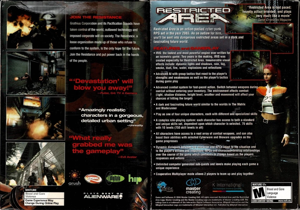 Devatation Resistance Breeds Revolution & Restricted Area PC New Sealed Boxed XP - Image 2 of 2