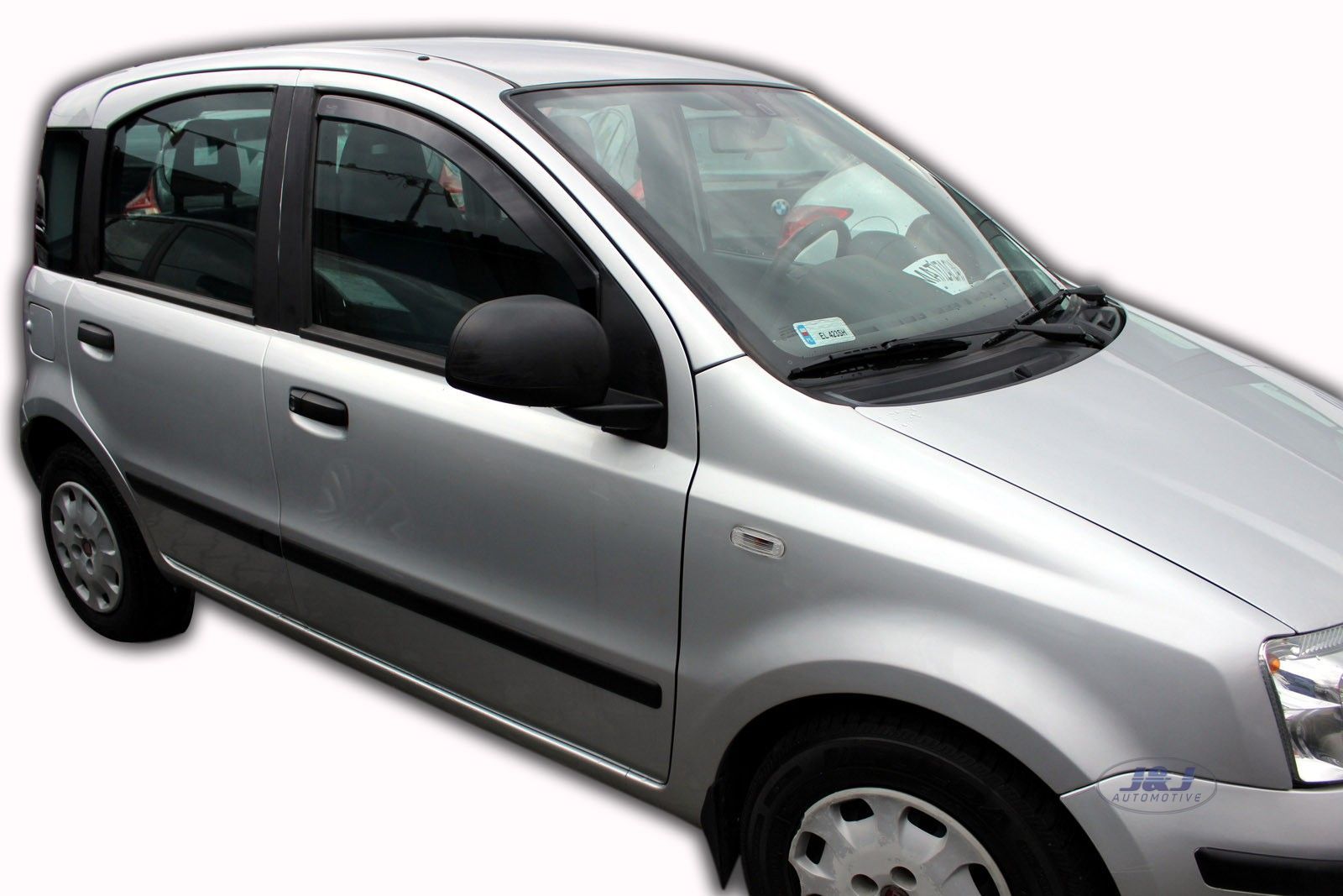 Déflecteur d'air Fiat Panda 2003-2012 HEKO haut de gamme en plastique teinté résistant