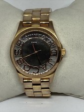 Marc Jacobs MBM3207 Women's Gold Stainless Steel Analog Dial Qartz Watch  KS582