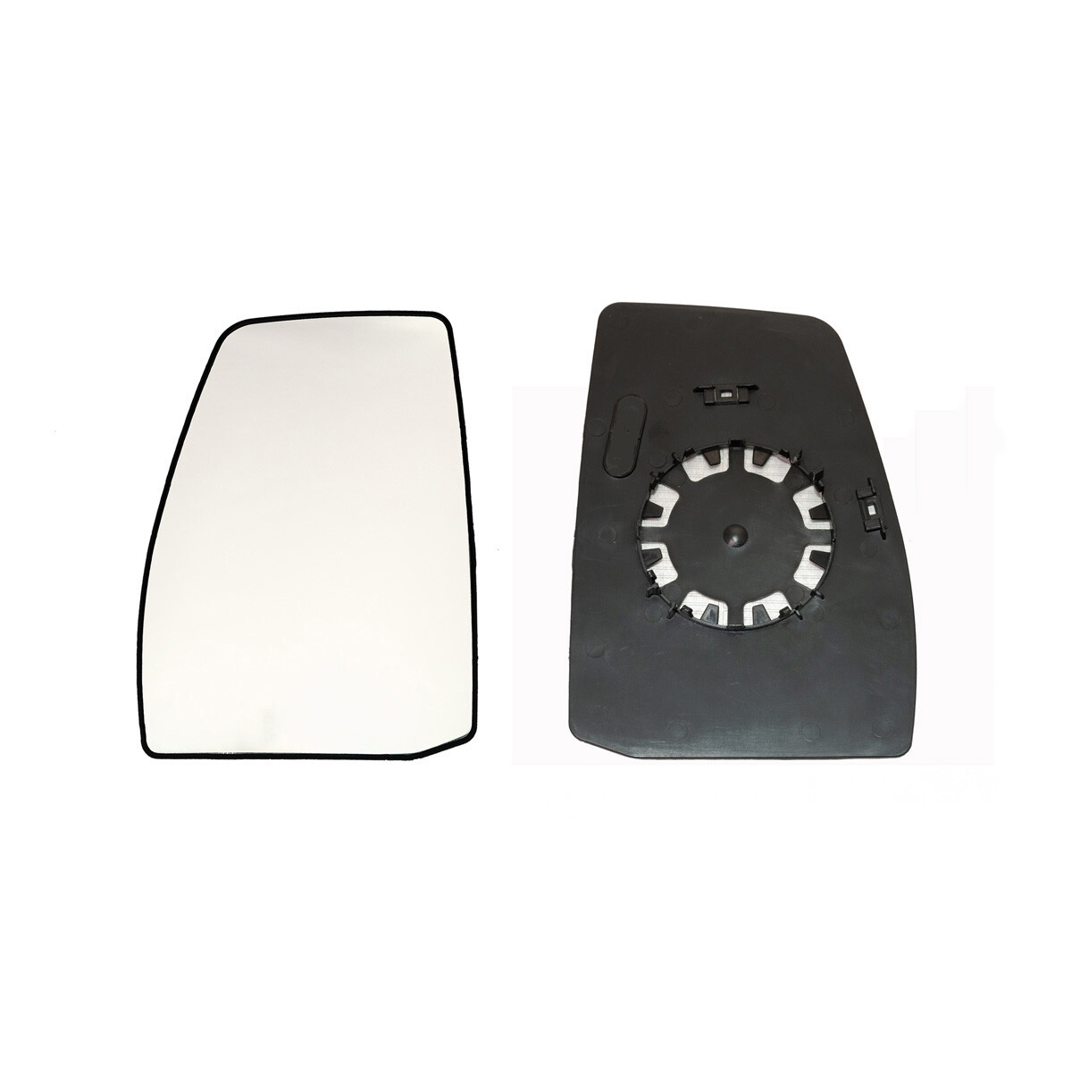 Ford Transit Custom 2012 - 2023 Non Heated Wing Mirror Glass With Base LEFT SIDE