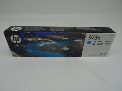 Original HP F6T81AE / HP 973X Tintenpatrone Cyan für Pro 450 Series in OVP