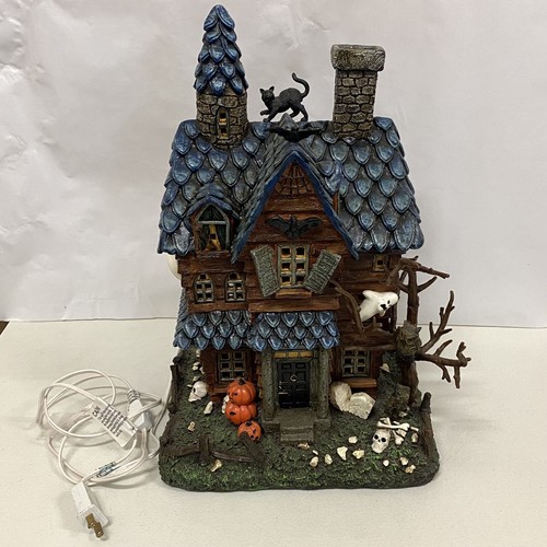 Halloween Haunted House Sound Flickering Lights Large 16.5” Costco