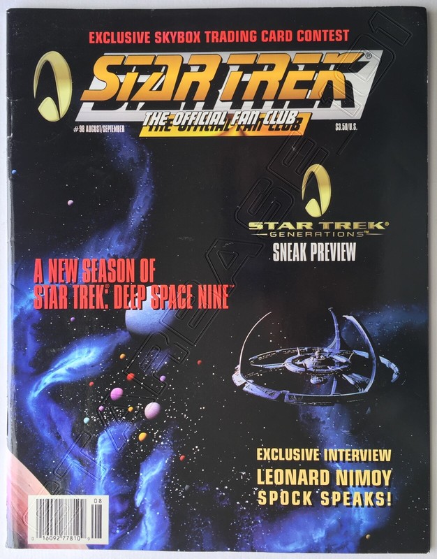 Star Trek Communicator Official Fan Club Magazine #98 August/September 1994