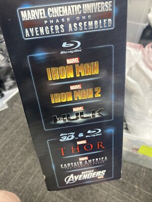 NEW Marvel Cinematic Universe: Phase One - Avengers Assembled Blu