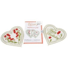 Windesign Stickmuster CD „Duftherzen“ in Lacetechnik groß für alle Stickmaschine