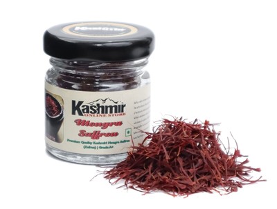 Premium A+ Grade Kashmiri Saffron   Pure Original Red Kesar 2g Spice Box Saffron