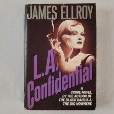 L.A. Confidential James Ellroy HC Book & DJ 1990 1st Ed/Print Mysterious Press