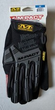 NEW MECHANIX WEAR M-PACT GLOVES BLK/GRAY TOUCHSCREEN CAPABLE MEDIUM PALM PADDING