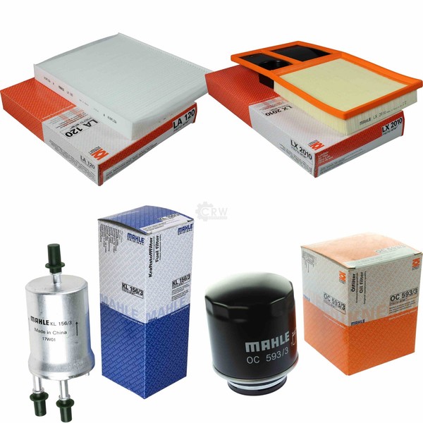 Mahle Kraftstofffilter KL 156/3 Innenraum LA 120 Luft LX 2010 ÖLfilter OC 593/3-image