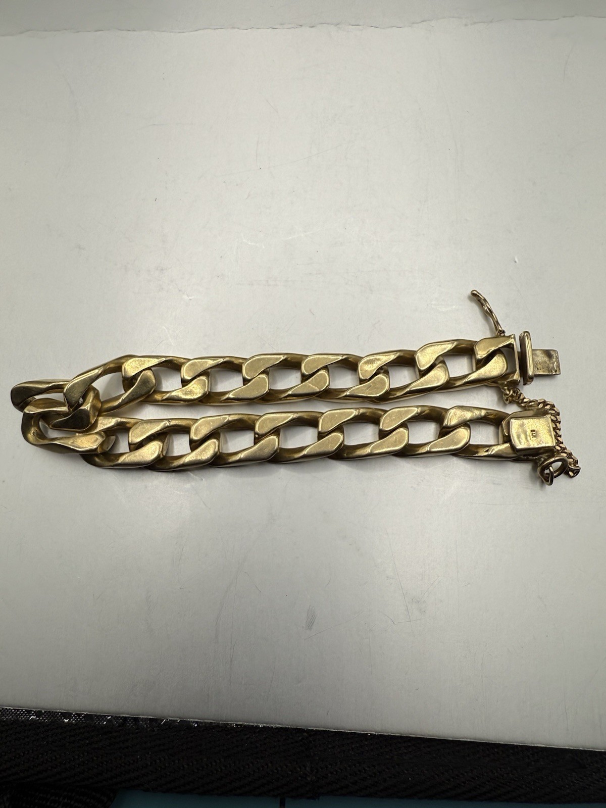 Men’s Solid 14k Gold Bracelet - image 3