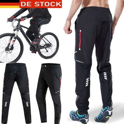 MARKENLOS Herren Damen Fahrradhose Lang MTB Outdoor Radfahren Angeln Stretch Sports Hosens