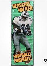 NEW 1996 HERSCHEL WALKER LITTLE CAESAR'S POSTER 75