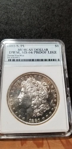 1881-S Morgan Silver Dollar BU++