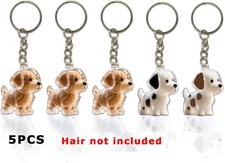 Practical Pet Hair Storage Keychain Puppy Shape Compatible with Pet Fur Memorial