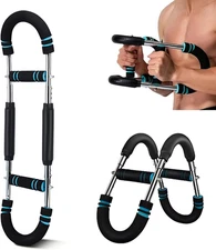 Adjustable Power Twister Bar 40-100Lb, Home Gym Chest and Arm Workout Trainer wi