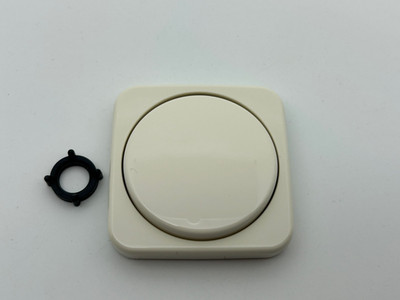 Busch Jaeger 2115-212 Duro 2000 Reflex SI Drehknopf Abdeckung Dimmer Cremeweiß