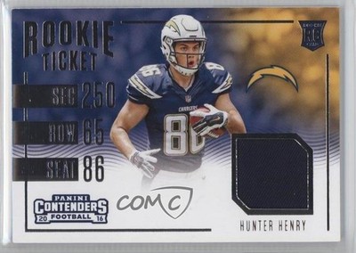 2016 Panini Contenders Rookie Ticket Swatches Variations Hunter Henry #39 RC 0f8