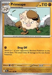 Primeape 091/182 Destined Rivals