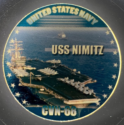 US Navy CVN-68 USS Nimitz Aircraft Carrier Challenge Coin 40mm