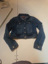 Arizona Girls Jeans Blue Denim Jacket Size XL 16 Eb39