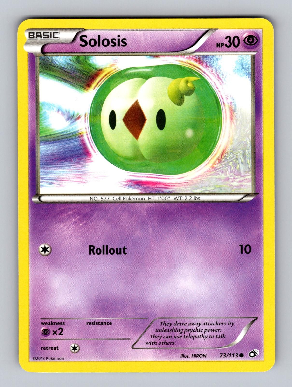 Solosis (73) 73/113 Common Legendary Treasures Pokemon Lightly Played