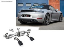 Milltek Komplettanlage Porsche Boxster 4.0 GTS ab 02.2020 2x115mm BLACK