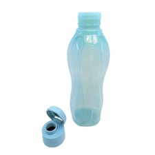 Tupperware Trinkflasche 750 ml hellblau Eco Easy Verschluß Getränk Wasser Saft 