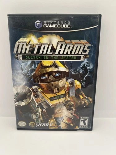 Metal Arms Glitch in the System Nintendo GameCube Disc And Case Tested