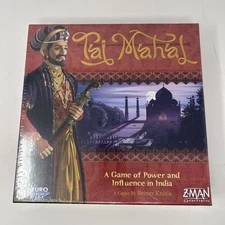Taj Mahal Board Game - 2018 Z-Man Games - New Sealed