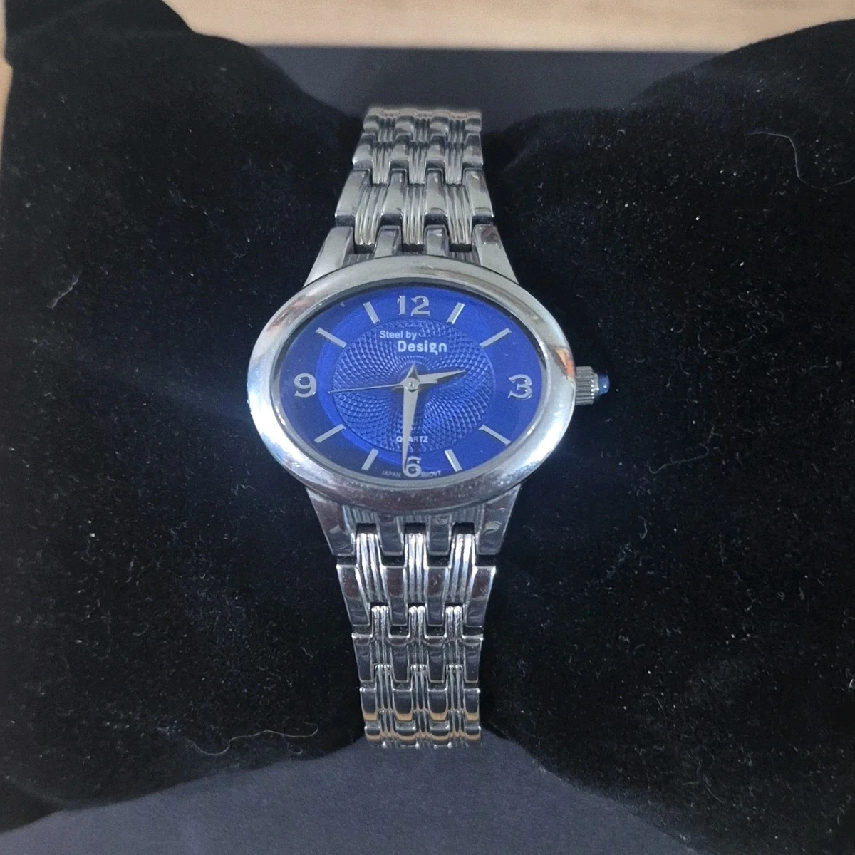 Womens Steel By Design QVC Swiss Watch Silver Tone Classic Bracelet New Battery Steel by Design Wristwatches for sale - eBay main image 2