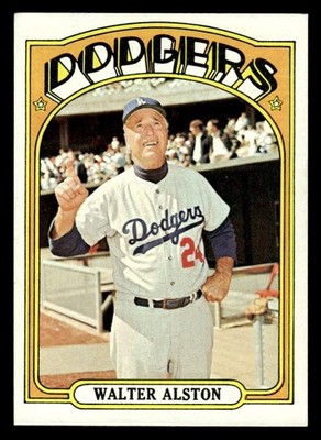 1972 Topps Baseball #749 Walter Alston EX *e1