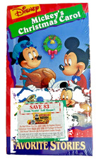 Walt Disney Mini Classics - Mickeys Christmas Carol VHS, 1997 NEW SEALED