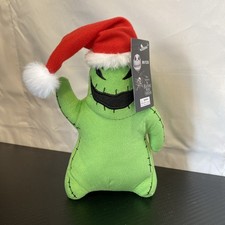 Disney Nightmare Before Christmas Oogie Boogie 7" Mini Plush W/ Santa Hat