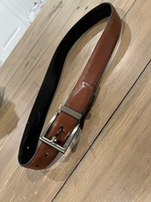 Big Boy's 1" Reversible Dress Casual Belt, Brown/Black, Size Small 22-24 