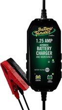 Plus 12V 1.25 AMP Battery Charger  Maintainer for ATVs,Motorcycles,Snowmobiles