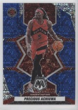 2021-22 Panini Mosaic Fast Break Blue Prizm 5/85 Precious Achiuwa #123 v9t