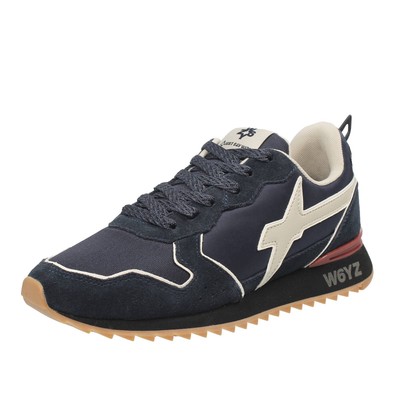 W6yz Wizz Yak - Blaue Wildleder Sneaker - Herren Schuhe Sneaker Freizeit
