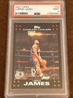 2007 Topps Basketball - #23 LeBron James Cavaliers Mint MT PSA 9 (Set Break)