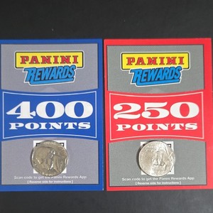 650 Panini Rewards Points Unused 400 Points & 250 Points