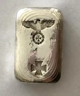 "1871" Style Iron Cross German Eagle 50 Gram .999 Silver Hand-Poured Ingot Bar