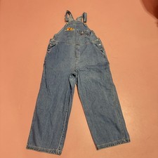 Vtg Winnie The Pooh Denim Overalls Bibs Women Size 18 Disney Pooh Bear