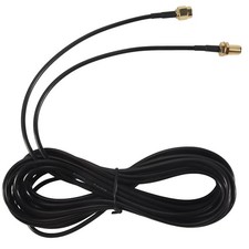 Black RP-SMA Male to Female Wifi Antenna Connector Extension Cable F9X62157