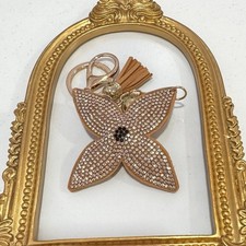 New Gold Color Flower Motif Keychain/Bag Charm