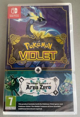 Pokémon Violet + DLC Area Zero (Nintendo Switch, 2023) [EN-EN,FR,DE] SEALED