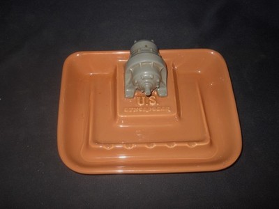 US Syncrogear Ashtray 8'' x 6 1/2'' Hueckel China El Monte Calif.